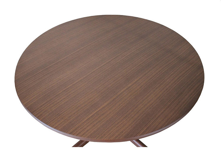 ダイニング5点セット 円形 丸型 ダイニングテーブル ダイニングチェア4脚セット ダイニングセット おしゃれ 北欧 天然木 ラバーウッド オーク突板 PVC 新生活(代引不可)