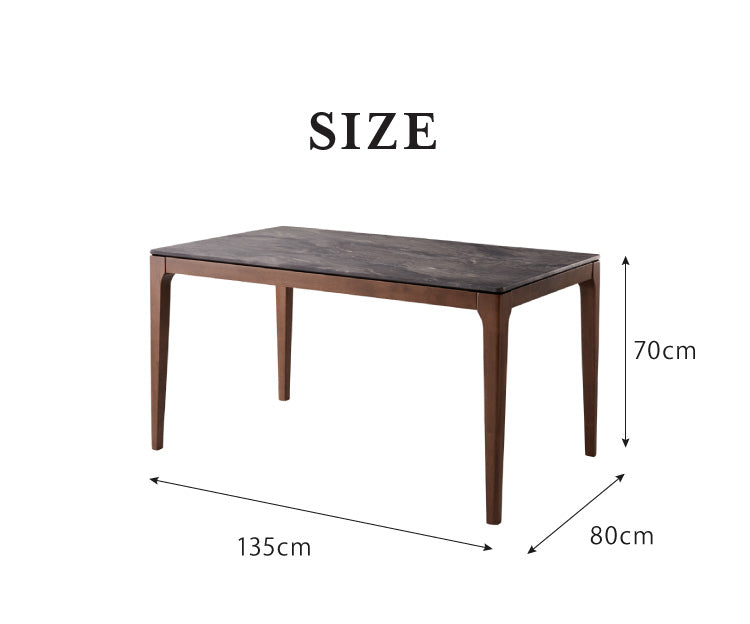 ダイニングセット 4人掛け 大理石調 4点セット 幅135 チェア ベンチ ダイニングテーブルセット モダン 耐熱 大理石調ダイニングテーブル ハーフアームチェア(代引不可)