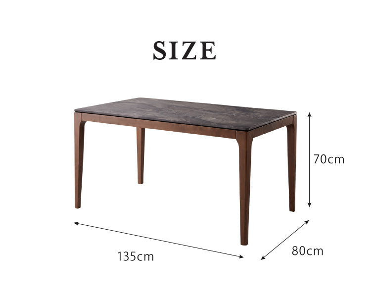 ダイニングセット 4人掛け 大理石調 5点セット 幅135 チェア ダイニングテーブルセット モダン 耐熱 大理石調ダイニングテーブル ハーフアームチェア(代引不可)