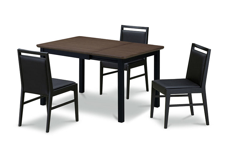 伸長式ダイニングテーブル 幅120cm 木製 四角形 天然木 木目調 シンプル おしゃれ 北欧 モダン 食卓 新生活 一人暮らし 伸縮式 6人掛け 4人掛け(代引不可)