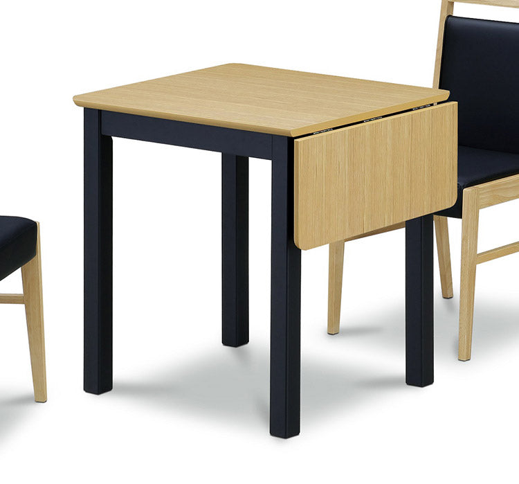 伸長式ダイニングテーブル 幅90cm 単品 木製 四角形 天然木 木目調 シンプル おしゃれ 北欧 モダン 食卓 新生活 一人暮らし 伸縮式 2人掛け 4人掛け(代引不可)