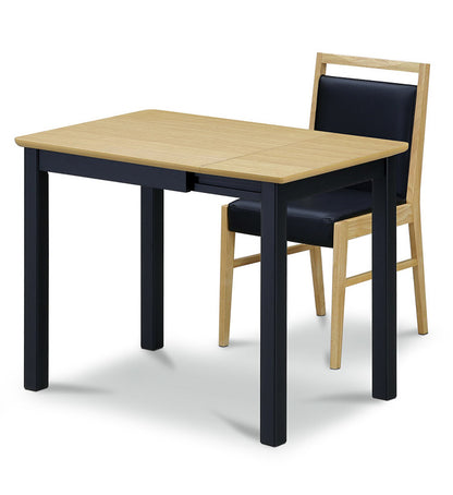 伸長式ダイニングテーブル 幅90cm 単品 木製 四角形 天然木 木目調 シンプル おしゃれ 北欧 モダン 食卓 新生活 一人暮らし 伸縮式 2人掛け 4人掛け(代引不可)