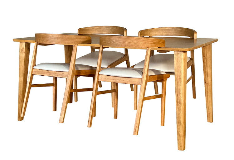 ダイニングテーブル 幅150cm 天然木 単品 インテリア テーブル デスク 机テーブル つくえ ナチュラル シンプル 北欧 木目調 木製 テーブル単品 食卓テーブル 木製テーブル ウッドテーブル(代引不可)