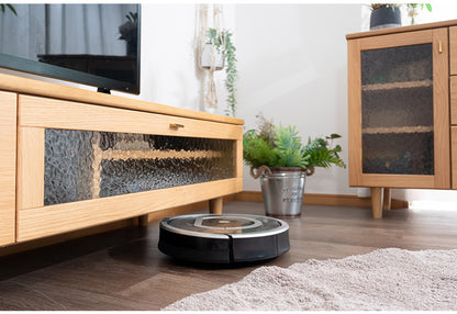 テレビボード 幅180cm 天然木 木製 テレビ台 ガラス扉 引き出し付き リビング DVD収納 レコーダー AV機器収納 TV台 TVボード 一人暮らし 新生活 おしゃれ かわいい(代引不可)