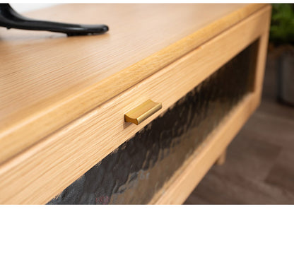 テレビボード 幅180cm 天然木 木製 テレビ台 ガラス扉 引き出し付き リビング DVD収納 レコーダー AV機器収納 TV台 TVボード 一人暮らし 新生活 おしゃれ かわいい(代引不可)