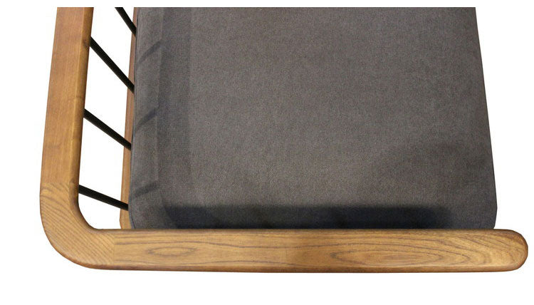 ソファ ソファー 2.5人掛け 2人掛け 幅142 木肘 天然木 無垢材 ナチュラル ブラウン 木製 sofa おしゃれ 北欧 格子 ファブリック アイボリー(代引不可)