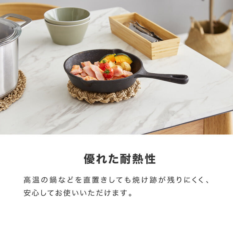 ダイニングテーブル 幅135cm 大理石柄 単品 インテリア テーブル デスク 机テーブル つくえ 天板HPL シンプル モダン スタイリッシュ セラミック調 大理石調 石目調 大理石風 テーブル単品(代引不可)