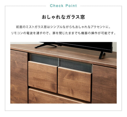 テレビ台 ハイタイプ コーナー 幅120 高さ60 完成品 大川家具 テレビ台 テレビボード ミドルボード 42インチ 32インチ 52インチ(代引不可)