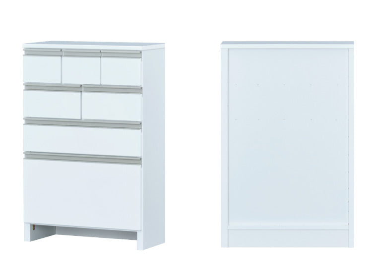 一生紀 サニタリーチェスト 完成品 4段 幅60 奥行30 高さ90 LILIA ランドリーチェスト 鏡面 ホワイト 白 スリム ランドリーラック ISSEIKI おしゃれ(代引不可)