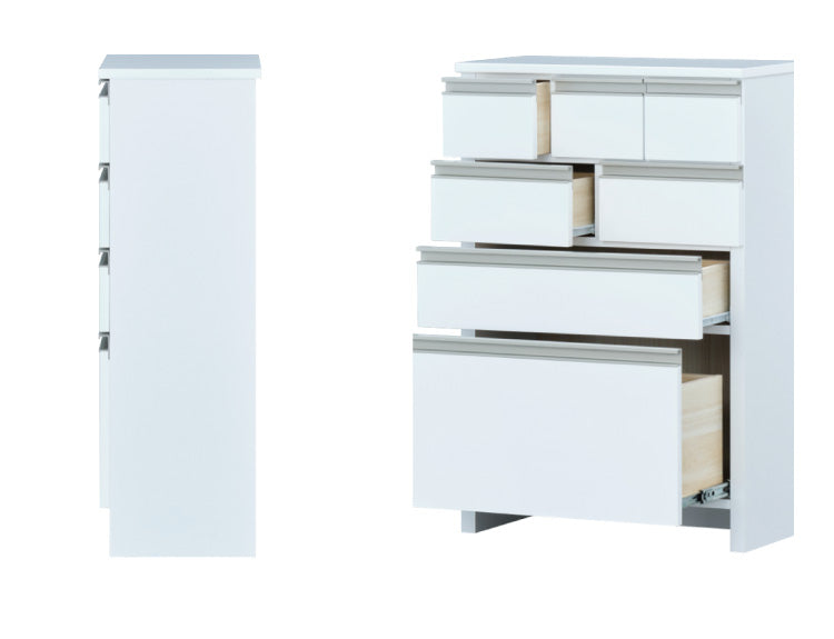 一生紀 サニタリーチェスト 完成品 4段 幅60 奥行30 高さ90 LILIA ランドリーチェスト 鏡面 ホワイト 白 スリム ランドリーラック ISSEIKI おしゃれ(代引不可)