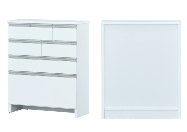 一生紀 サニタリーチェスト 完成品 4段 幅75 奥行30 高さ90 LILIA ランドリーチェスト 鏡面 ホワイト 白 ワイド ランドリーラック ISSEIKI おしゃれ(代引不可)