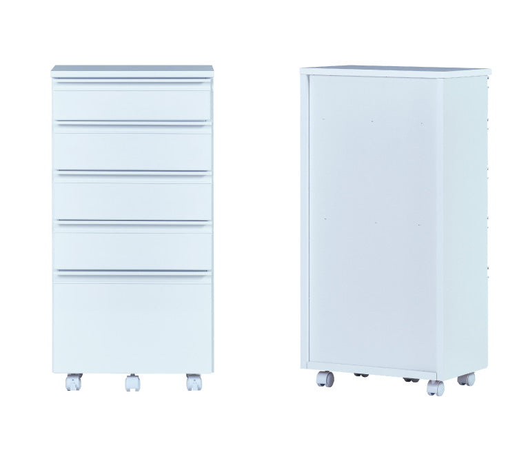 一生紀 サニタリーチェスト 完成品 幅45 奥行30 高さ90 DRITTO キャスター付き ランドリーチェスト 鏡面 ホワイト 白 スリム ランドリーラック ISSEIKI おしゃれ(代引不可)