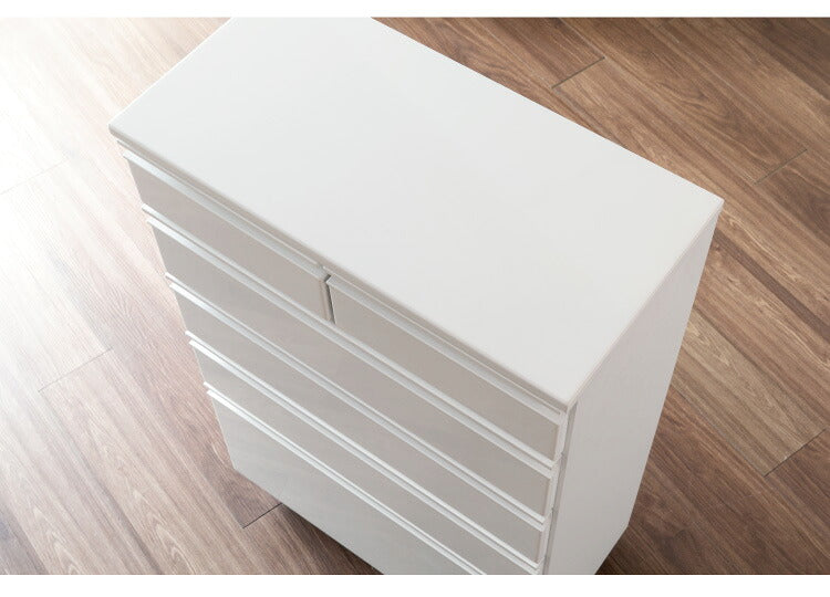 一生紀 サニタリーチェスト 完成品 幅60 奥行30 高さ90 DRITTO キャスター付き ランドリーチェスト 鏡面 ホワイト 白 スリム ランドリーラック ISSEIKI おしゃれ(代引不可)