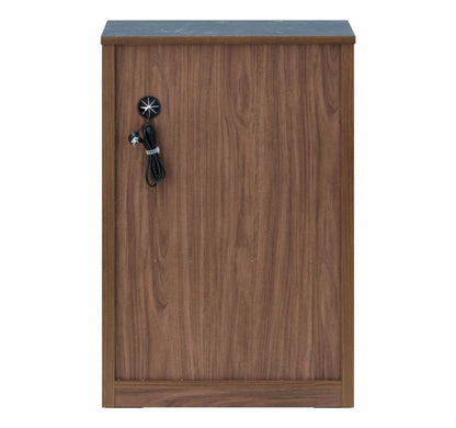 一生紀 AULIA レンジ台 完成品 組み合わせキッチン収納 メラミン 大理石柄 ウォルナット オイル仕上げ フルスライドレール スライド棚 レンジラック コンパクト 北欧 モダン ISSEIKI(代引不可)