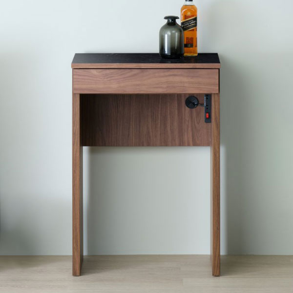 一生紀 AULIA ごみ箱上ラック 完成品 組み合わせキッチン収納 メラミン 大理石柄 ウォルナット オイル仕上げ フルスライドレール 引き出し オープンラック コンパクト 北欧 モダン ISSEIKI(代引不可)