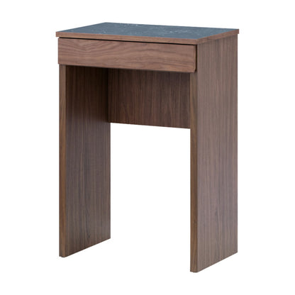 一生紀 AULIA ごみ箱上ラック 完成品 組み合わせキッチン収納 メラミン 大理石柄 ウォルナット オイル仕上げ フルスライドレール 引き出し オープンラック コンパクト 北欧 モダン ISSEIKI(代引不可)