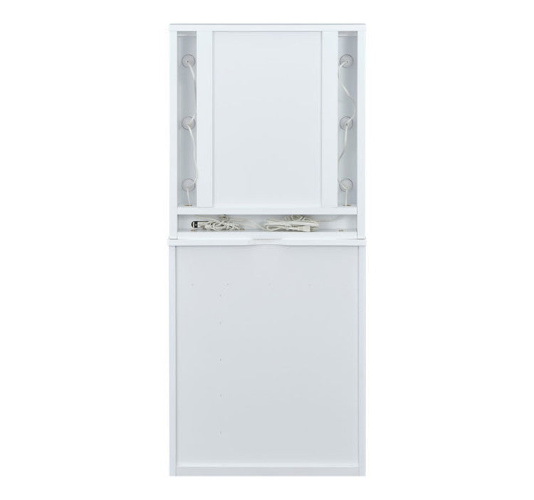 一生紀 女優ドレッサー 幅60 完成品 ledライト付き 3面鏡 egal dresser スツール付き 大容量 収納 棚 引き出し 白 ホワイト 化粧台 鏡台 シンプル 北欧 おしゃれ isseiki(代引不可)