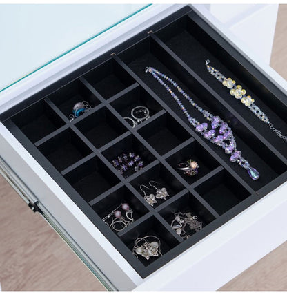 一生紀 女優ドレッサー 幅60 完成品 ledライト付き 3面鏡 egal dresser スツール付き 大容量 収納 棚 引き出し 白 ホワイト 化粧台 鏡台 シンプル 北欧 おしゃれ isseiki(代引不可)