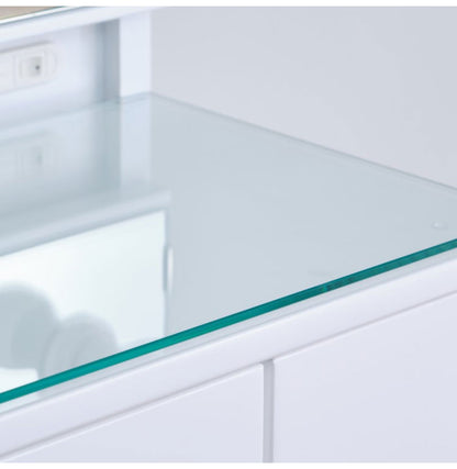 一生紀 女優ドレッサー 幅60 完成品 ledライト付き 3面鏡 egal dresser スツール付き 大容量 収納 棚 引き出し 白 ホワイト 化粧台 鏡台 シンプル 北欧 おしゃれ isseiki(代引不可)