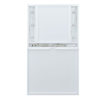 一生紀 女優ドレッサー 幅80 完成品 ledライト付き 3面鏡 egal dresser スツール付き 大容量 収納 棚 引き出し 白 ホワイト 化粧台 鏡台 シンプル 北欧 おしゃれ isseiki(代引不可)