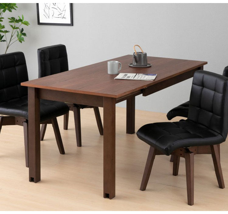 一生紀 ダイニングテーブル 伸長式 幅110~150 VOLAN 脚ごと簡単伸張 伸縮 ウォールナット ウレタン塗装 食卓テーブル シンプル モダン 北欧 おしゃれ ISSEIKI(代引不可)