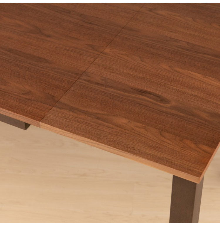 一生紀 ダイニングテーブル 伸長式 幅110~150 VOLAN 脚ごと簡単伸張 伸縮 ウォールナット ウレタン塗装 食卓テーブル シンプル モダン 北欧 おしゃれ ISSEIKI(代引不可)