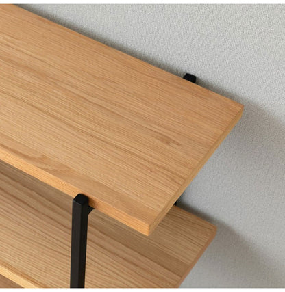 一生紀 ラック 完成品 3段 幅60 PUSTA オーク材 オイル仕上げ おしゃれ シェルフ オープンラック カウンター下収納 高さ70 棚 ヴィンテージ シンプル ディスプレイラック 北欧 ISSEIKI(代引不可)