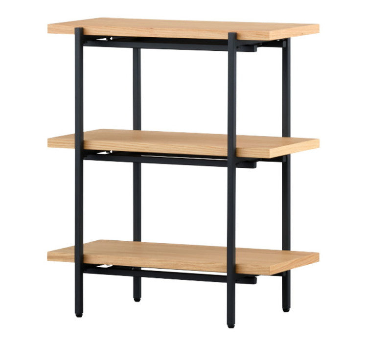 一生紀 ラック 完成品 3段 幅60 PUSTA オーク材 オイル仕上げ おしゃれ シェルフ オープンラック カウンター下収納 高さ70 棚 ヴィンテージ シンプル ディスプレイラック 北欧 ISSEIKI(代引不可)