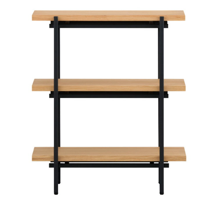 一生紀 ラック 完成品 3段 幅60 PUSTA オーク材 オイル仕上げ おしゃれ シェルフ オープンラック カウンター下収納 高さ70 棚 ヴィンテージ シンプル ディスプレイラック 北欧 ISSEIKI(代引不可)