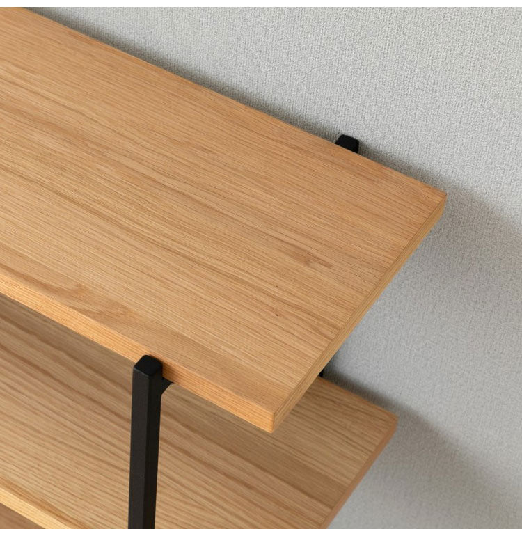 一生紀 ラック 完成品 3段 幅90 PUSTA オーク材 オイル仕上げ おしゃれ シェルフ オープンラック カウンター下収納 高さ70 棚 ヴィンテージ シンプル ディスプレイラック 北欧 ISSEIKI(代引不可)