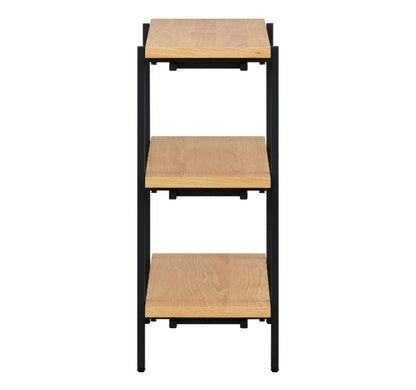 一生紀 ラック 完成品 3段 幅90 PUSTA オーク材 オイル仕上げ おしゃれ シェルフ オープンラック カウンター下収納 高さ70 棚 ヴィンテージ シンプル ディスプレイラック 北欧 ISSEIKI(代引不可)