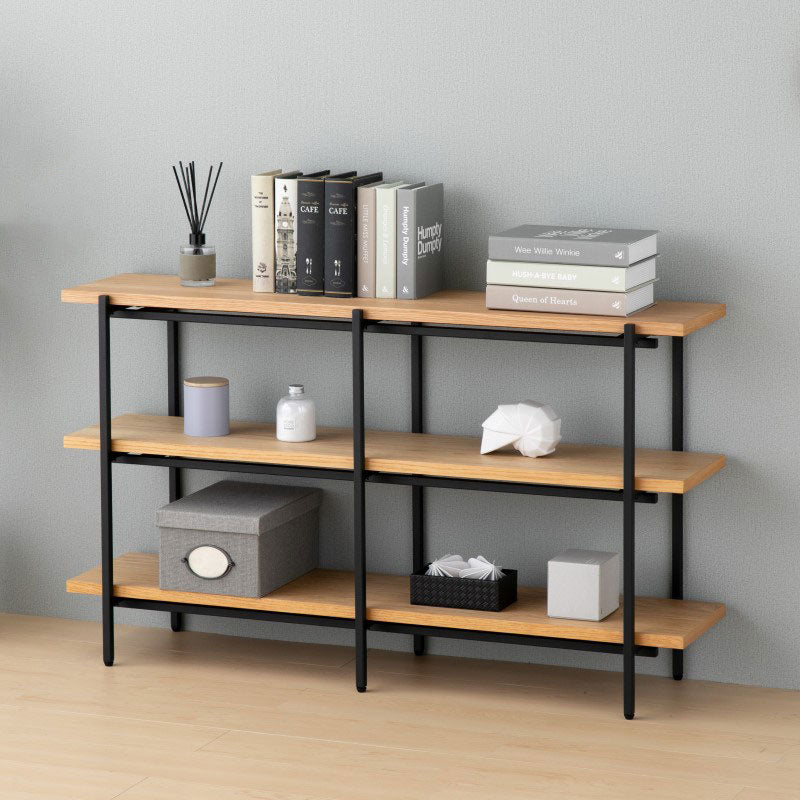 一生紀 ラック 完成品 3段 幅120 PUSTA オーク材 オイル仕上げ おしゃれ シェルフ オープンラック カウンター下収納 高さ70 棚 ヴィンテージ シンプル ディスプレイラック 北欧 ISSEIKI(代引不可)