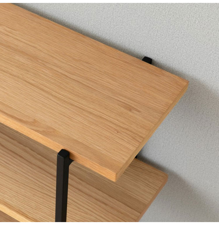 一生紀 ラック 完成品 3段 幅120 PUSTA オーク材 オイル仕上げ おしゃれ シェルフ オープンラック カウンター下収納 高さ70 棚 ヴィンテージ シンプル ディスプレイラック 北欧 ISSEIKI(代引不可)