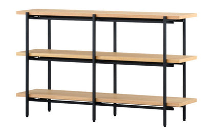 一生紀 ラック 完成品 3段 幅120 PUSTA オーク材 オイル仕上げ おしゃれ シェルフ オープンラック カウンター下収納 高さ70 棚 ヴィンテージ シンプル ディスプレイラック 北欧 ISSEIKI(代引不可)