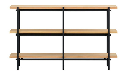 一生紀 ラック 完成品 3段 幅120 PUSTA オーク材 オイル仕上げ おしゃれ シェルフ オープンラック カウンター下収納 高さ70 棚 ヴィンテージ シンプル ディスプレイラック 北欧 ISSEIKI(代引不可)