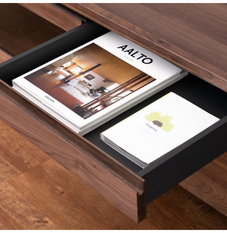 一生紀 テレビ台 完成品 幅100 FLOCK 天然木 オイル仕上げ テレビボード ローボード TV台 TVボード 扉 引き出し 収納 配線コード穴 レトロモダン 北欧 おしゃれ ISSEIKI(代引不可)