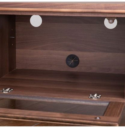 一生紀 テレビ台 完成品 幅150 FLOCK 天然木 オイル仕上げ テレビボード ローボード TV台 TVボード 扉 引き出し 収納 配線コード穴 レトロモダン 北欧 おしゃれ ISSEIKI(代引不可)