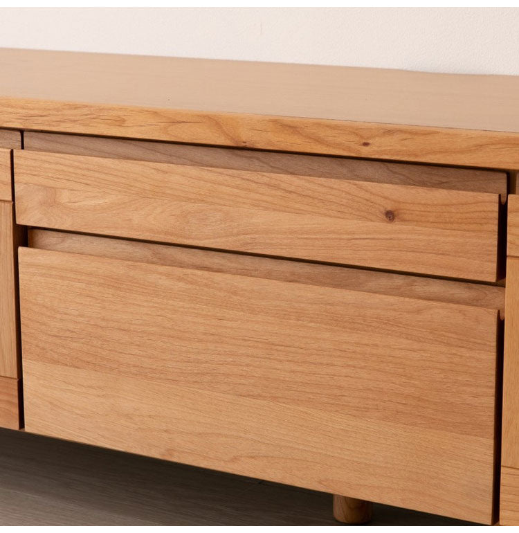 一生紀 テレビ台 完成品 幅150 FLOCK 天然木 オイル仕上げ テレビボード ローボード TV台 TVボード 扉 引き出し 収納 配線コード穴 レトロモダン 北欧 おしゃれ ISSEIKI(代引不可)