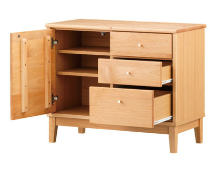 一生紀 キャビネット 幅80 FORTO 完成品 フォルト アルダー無垢材 ルーター収納 モデム収納 リビングボード オイル仕上げ 脚付き タンス 箪笥 扉 収納 天然木 無垢 北欧 ISSEIKI おしゃれ(代引不可)