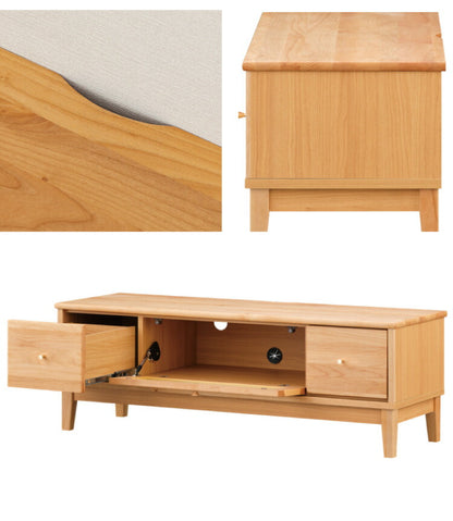 一生紀 テレビ台 幅120 FORTO 完成品 フォルト アルダー無垢材 テレビボード ローボード TV台 TVボード オイル仕上げ 脚付き 収納 天然木 無垢 北欧 ISSEIKI おしゃれ(代引不可)