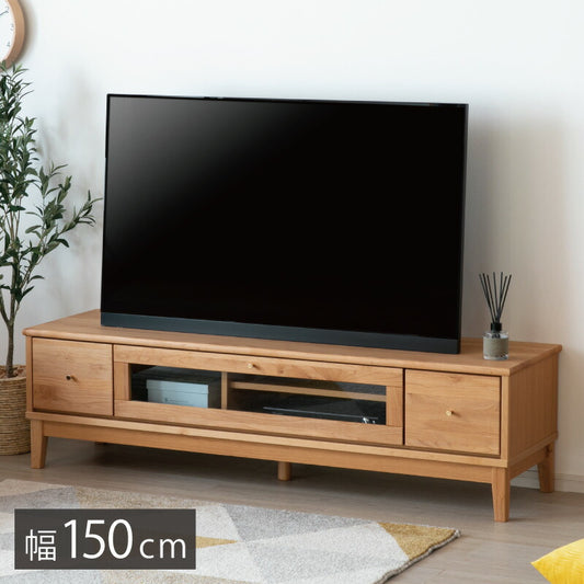 一生紀 テレビ台 幅150 FORTO 完成品 フォルト アルダー無垢材 テレビボード ローボード TV台 TVボード オイル仕上げ 脚付き 収納 天然木 無垢 北欧 ISSEIKI おしゃれ(代引不可)