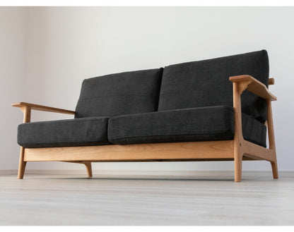 一生紀 ソファ 2人掛け FORTO フォルト 2P ソファ 二人掛け アルダー無垢材 オイル仕上げ 脚付き 天然木 無垢 北欧 ISSEIKI おしゃれ(代引不可)