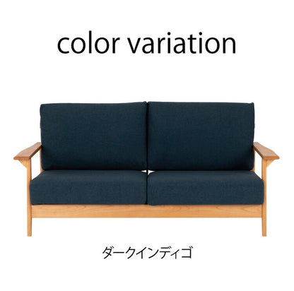 一生紀 ソファ 2人掛け FORTO フォルト 2P ソファ 二人掛け アルダー無垢材 オイル仕上げ 脚付き 天然木 無垢 北欧 ISSEIKI おしゃれ(代引不可)