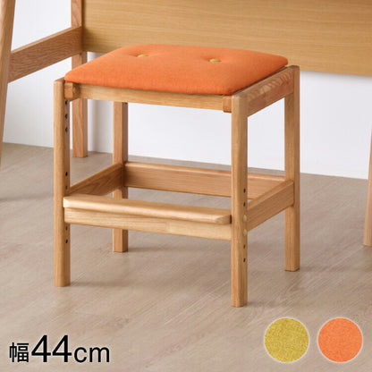 【5%OFF】一生紀 スツール オーク無垢材 ファブリック チェア 高さ51 キッズチェア キッズスツール 北欧 かわいい 天然木 男の子 女の子 入学祝い プレゼント 1年生 ISSEIKI RESCO(代引不可)