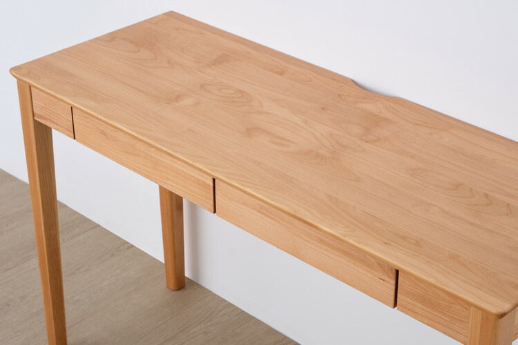 一生紀 学習デスク 幅120cm 完成品 アルダー無垢材 引き出し付き 木製 学習机 デスク単品 おしゃれ ナチュラル 北欧 学習机 書斎机 勉強机 デスク PCデスク ISSEIKI NOKUS(代引不可)