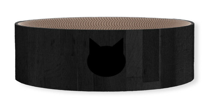 猫壱 バリバリボウル ブラック Black ダンボール 丸型 ボウル 爪とぎボウル 爪とぎ 爪研ぎ 爪とぎ防止 猫用 猫用品 ねこ ネコ 猫の爪とぎ つめとぎ 爪みがき 据え置き ペット用 お手入れ