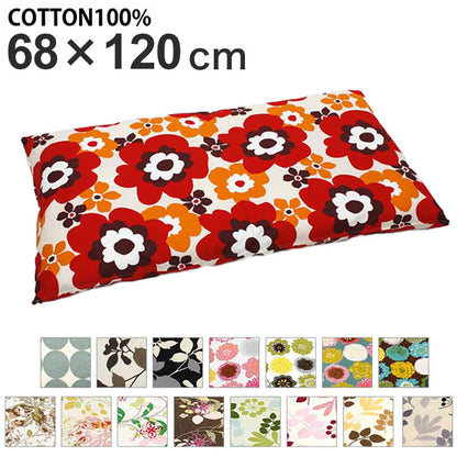 日本製 大判長座布団カバー 北欧柄シリーズ ごろ寝カバー 長座布団カバー 約68×120cm 北欧 ドット柄 フラワー柄 長座布団 カラー 座布団 カバー クッション 角 シート おしゃれ かわいい シンプル(代引不可)【メール便配送】