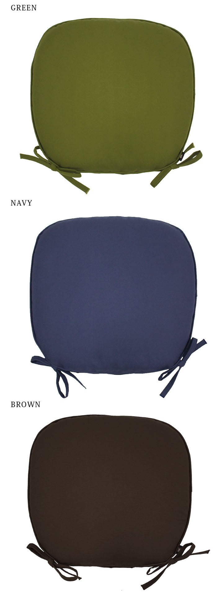 クッション 座布団 バテイシート 日本製 無地 綿 洗える 洗濯可能 シートクッション ひも付き 紐 馬蹄 イス 椅子 チェア インテリア かわいい おしゃれ リビング ダイニング 国産(代引不可)