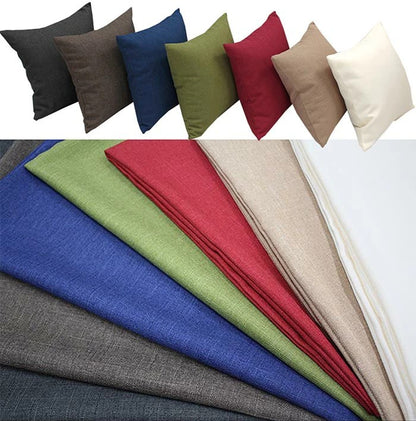 日本製 クッションカバー 45×45cm 洗える 無地 7色 クッション カバー 国産 ナチュラル 洗濯機 洗える 座布団 角 シート ダイニング 座椅子用 北欧 おしゃれ かわいい シンプル モダン(代引不可)【メール便配送】