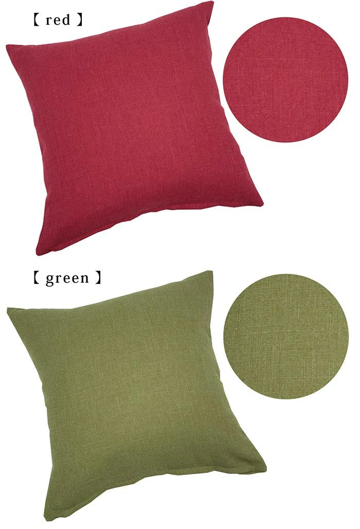 日本製 クッションカバー 45×45cm 洗える 無地 7色 クッション カバー 国産 ナチュラル 洗濯機 洗える 座布団 角 シート ダイニング 座椅子用 北欧 おしゃれ かわいい シンプル モダン(代引不可)【メール便配送】